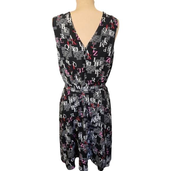 RACHEL ROY🔖NWT! "Print a Line" Halter Dress - Size 14 - Picture 8 of 15